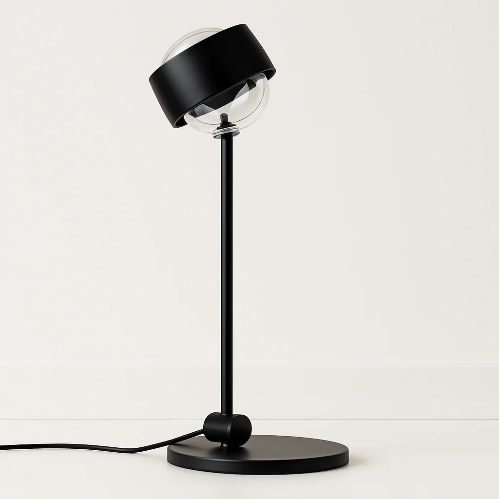 Luminária de Mesa Abajur Moderna Minimalista Metal Holp