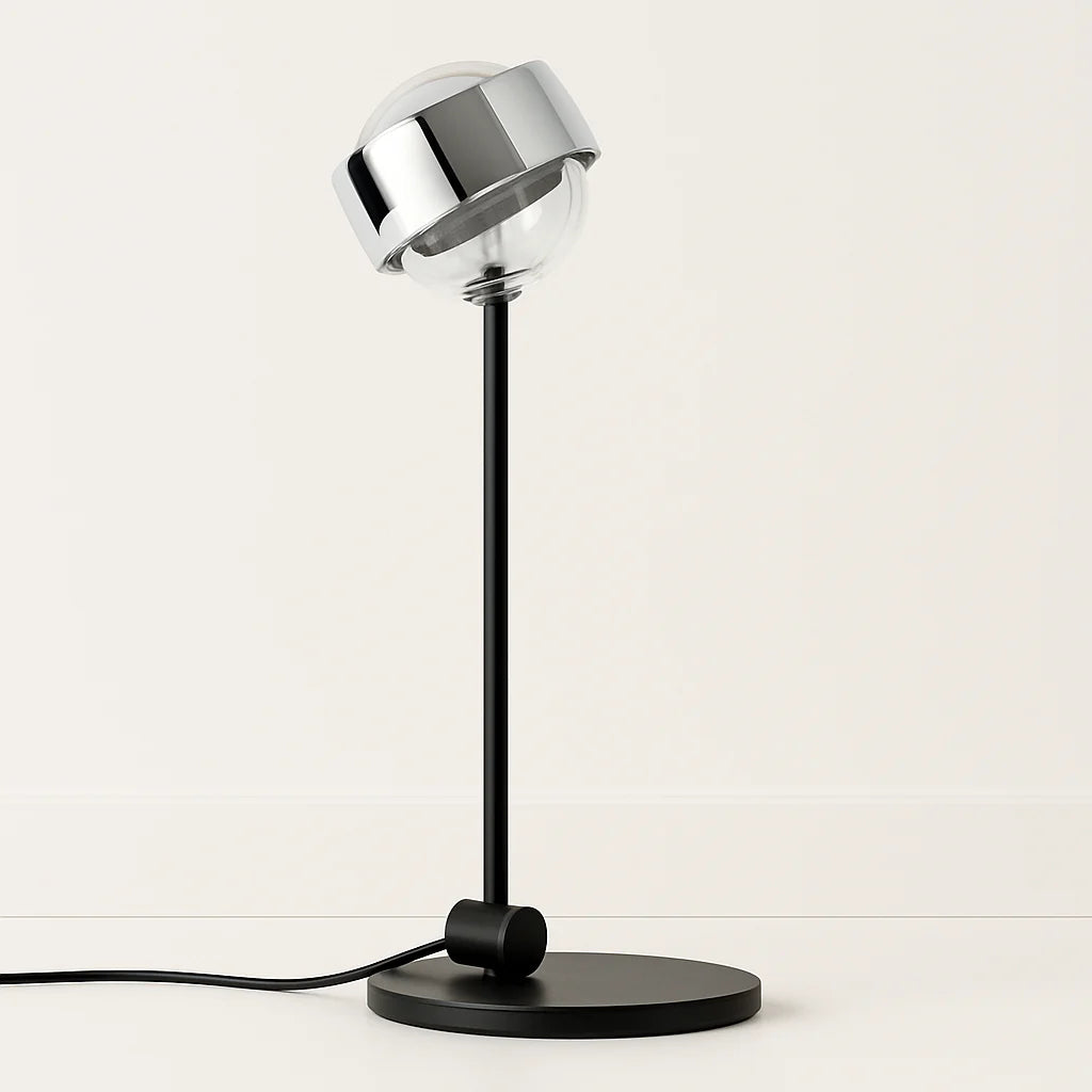 Luminária de Mesa Abajur Moderna Minimalista Metal Holp