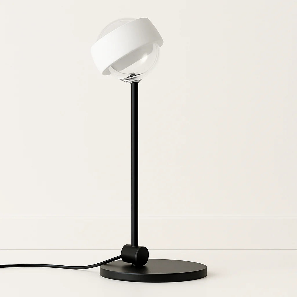 Luminária de Mesa Abajur Moderna Minimalista Metal Holp