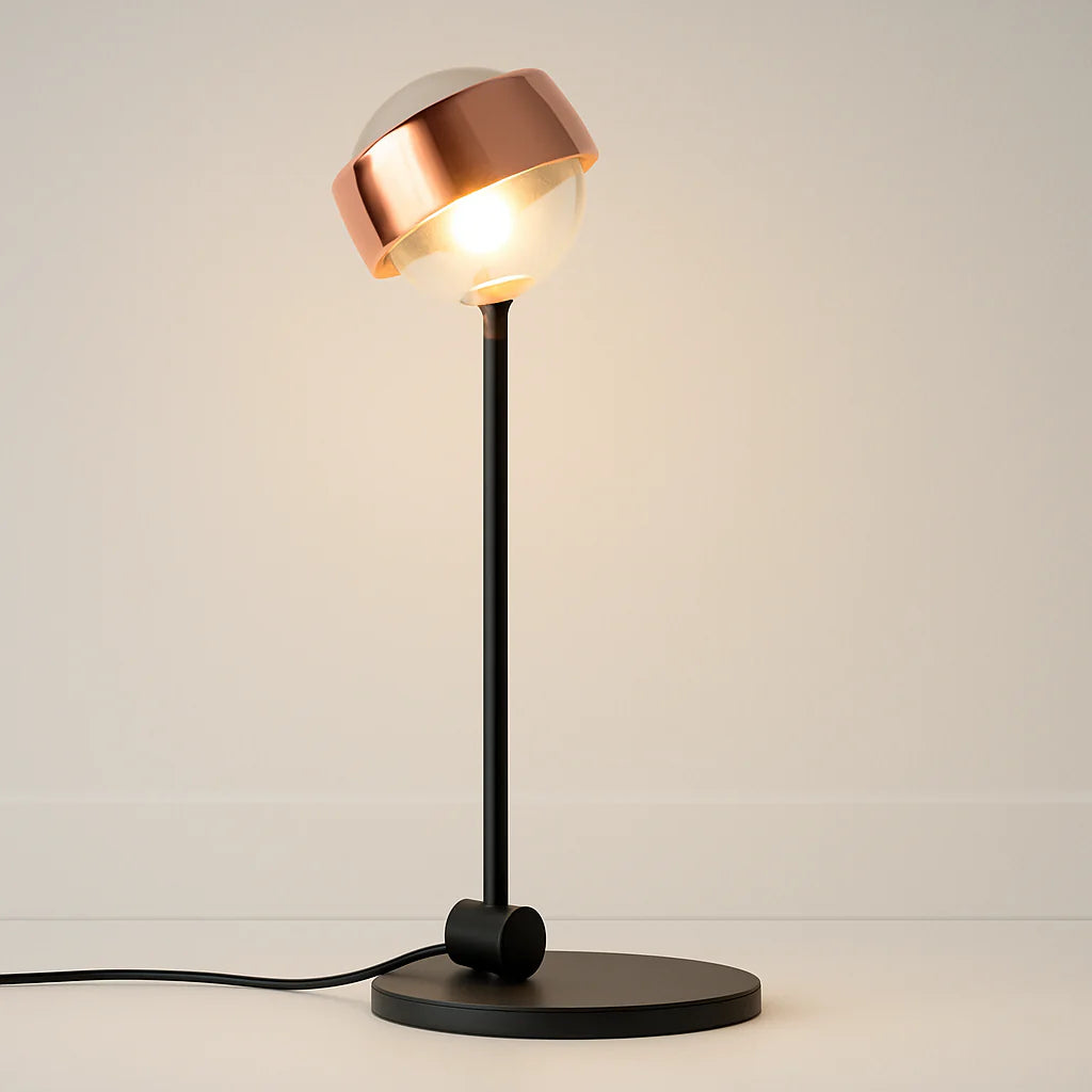 Luminária de Mesa Abajur Moderna Minimalista Metal Holp