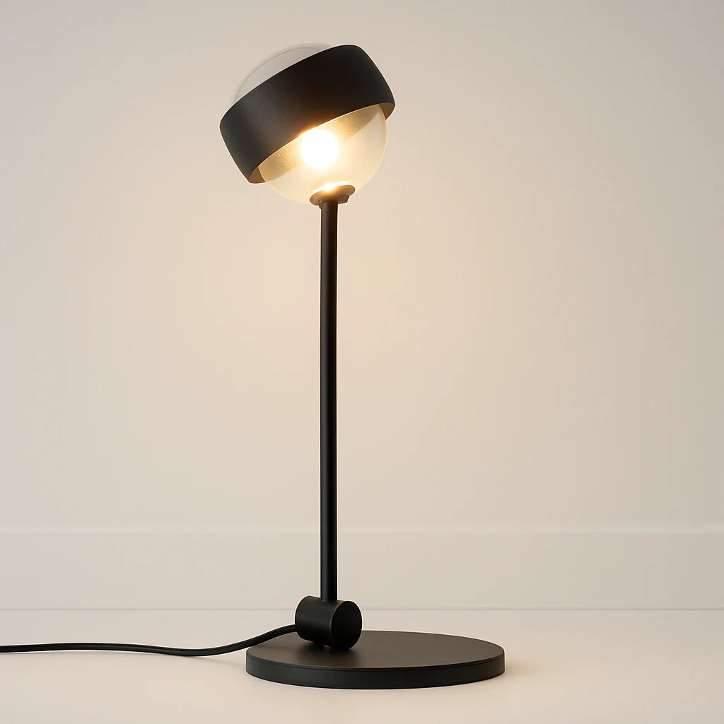 Luminária de Mesa Abajur Moderna Minimalista Metal Holp
