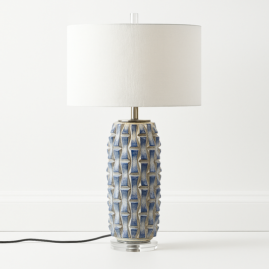 Luminária de Mesa Moderna Minimalista Clássica Cúpula Cerâmica Ocean