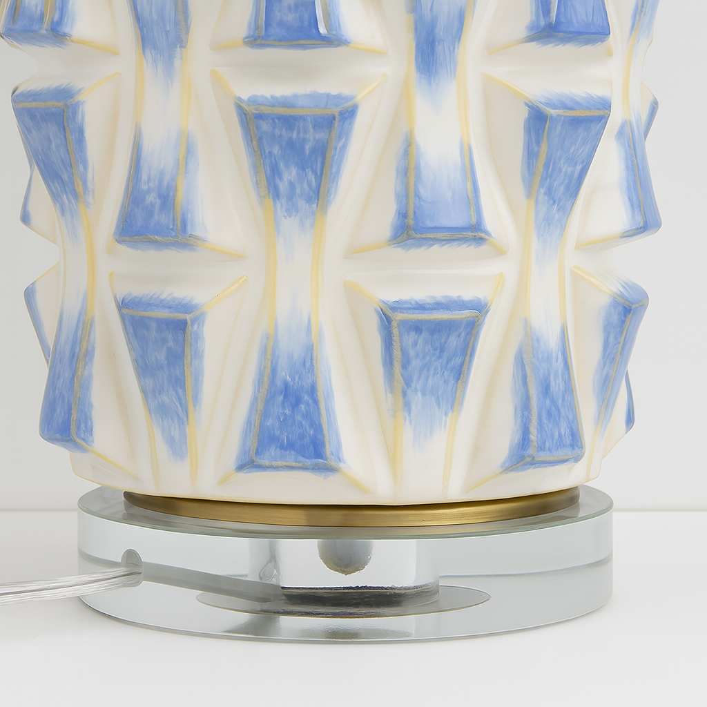 Luminária de Mesa Moderna Minimalista Clássica Cúpula Cerâmica Ocean