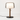 Luminária de Mesa Abajur Moderna Minimalista Vidro Zyn