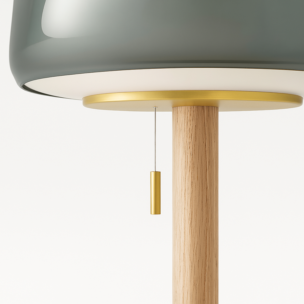 Luminária de Mesa Abajur Moderna Minimalista Vidro Zyn