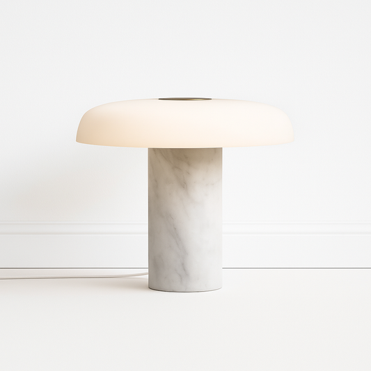 Luminária de Mesa Abajur Moderna Minimalista Mármore Sieni