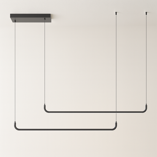 Luminária Pendente Moderno Minimalista Linear LED Linea