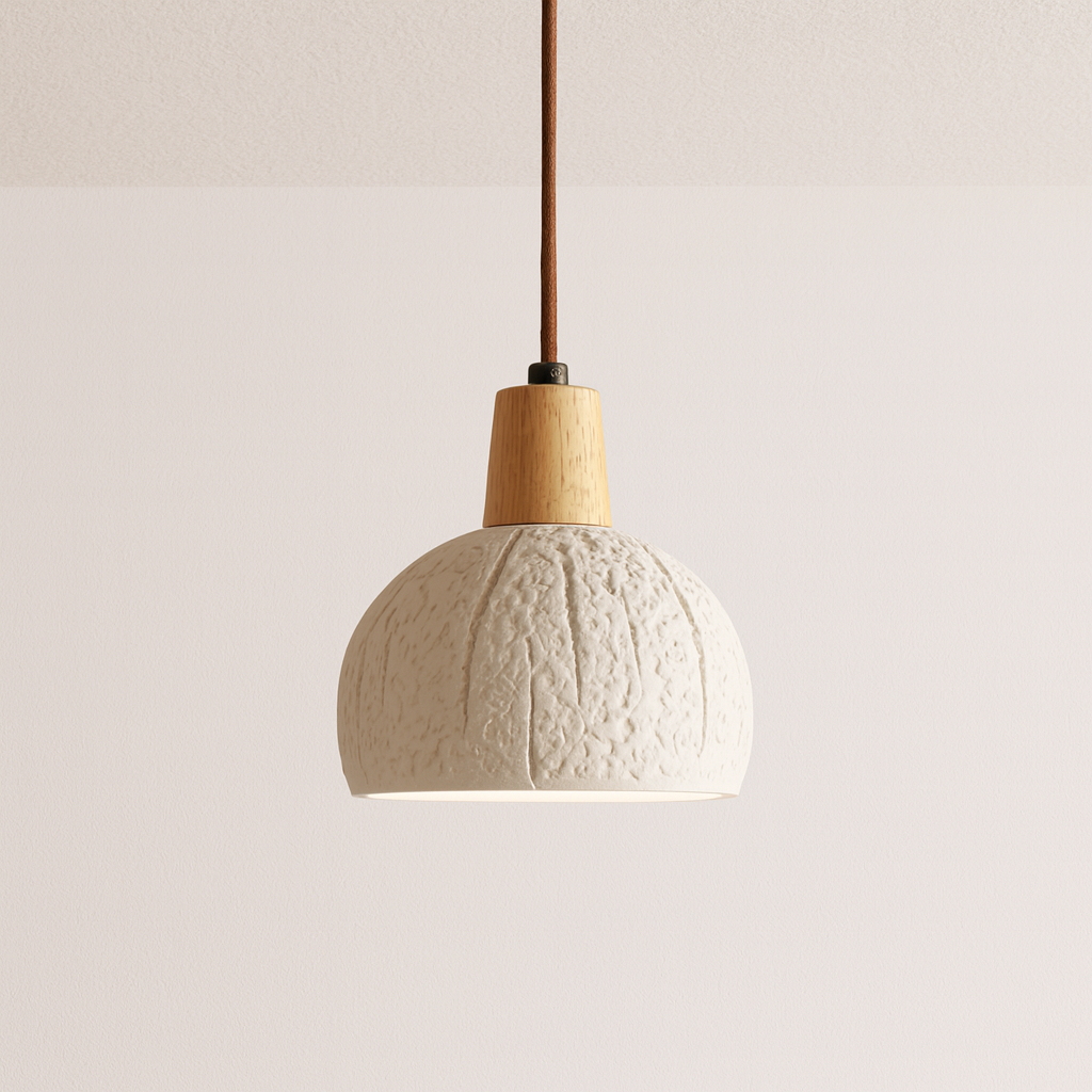 Luminária Pendente Moderna Minimalista Concreto Camargie