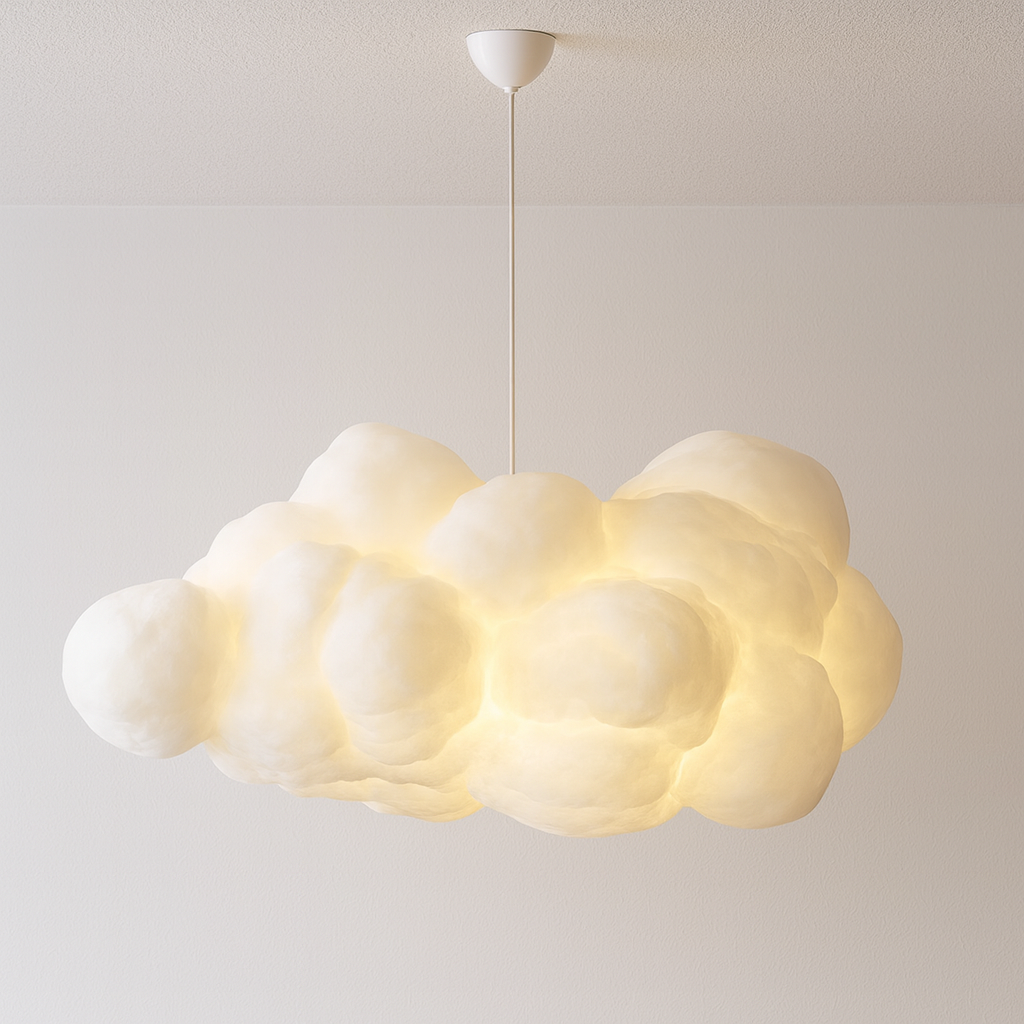 Luminária Pendente Moderna Minimalista Infantil Nuvem Clouds