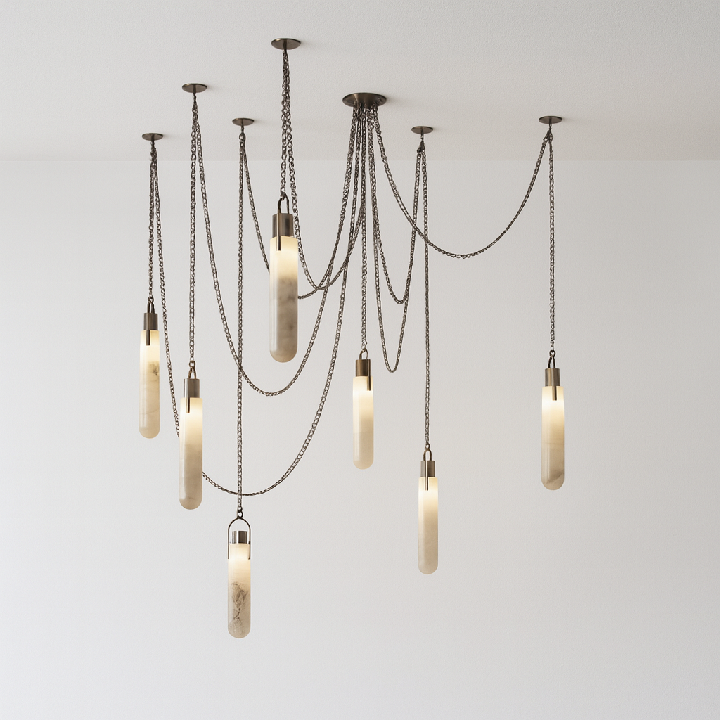 Luminária Pendente Moderna Minimalista Metal Gonzalle