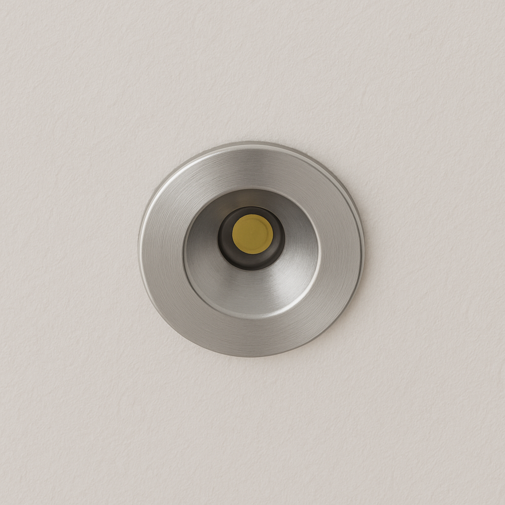 Luminária Mini Spot Moderna Minimalista Embutir Metal LED Pacco