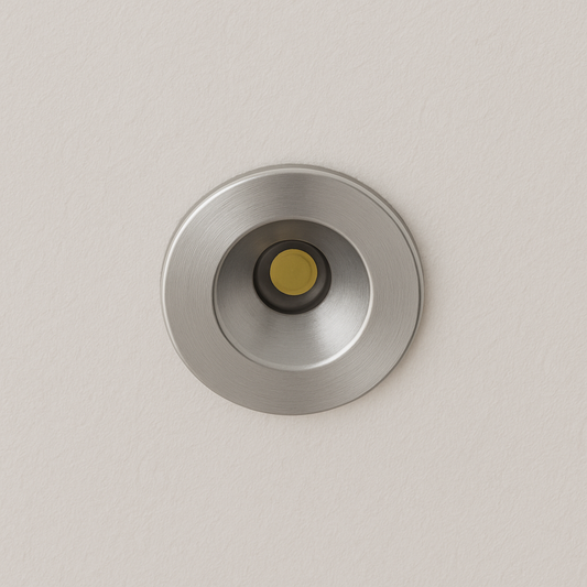 Luminária Mini Spot Moderna Minimalista Embutir Metal LED Pacco