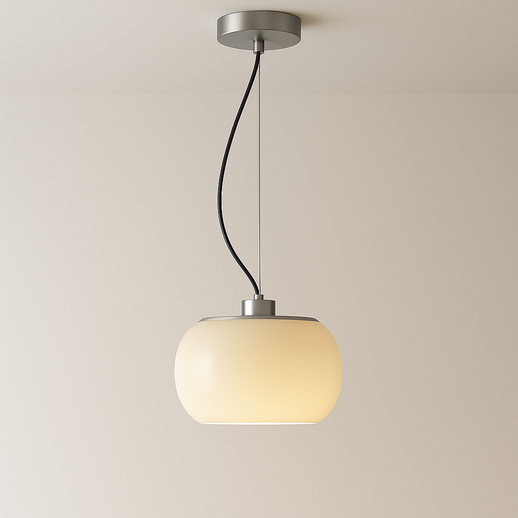 Luminária Pendente Moderna Minimalista Vidro Jeeko