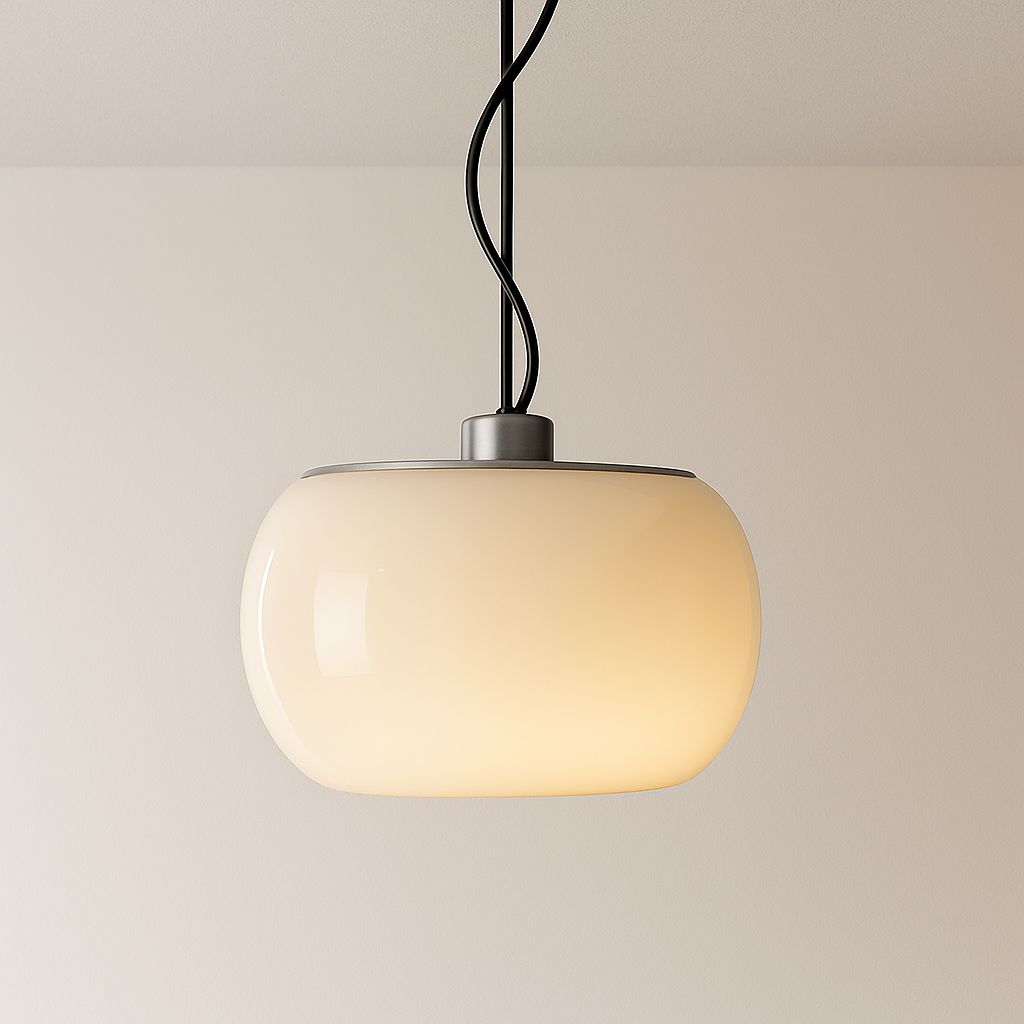Luminária Pendente Moderna Minimalista Vidro Jeeko
