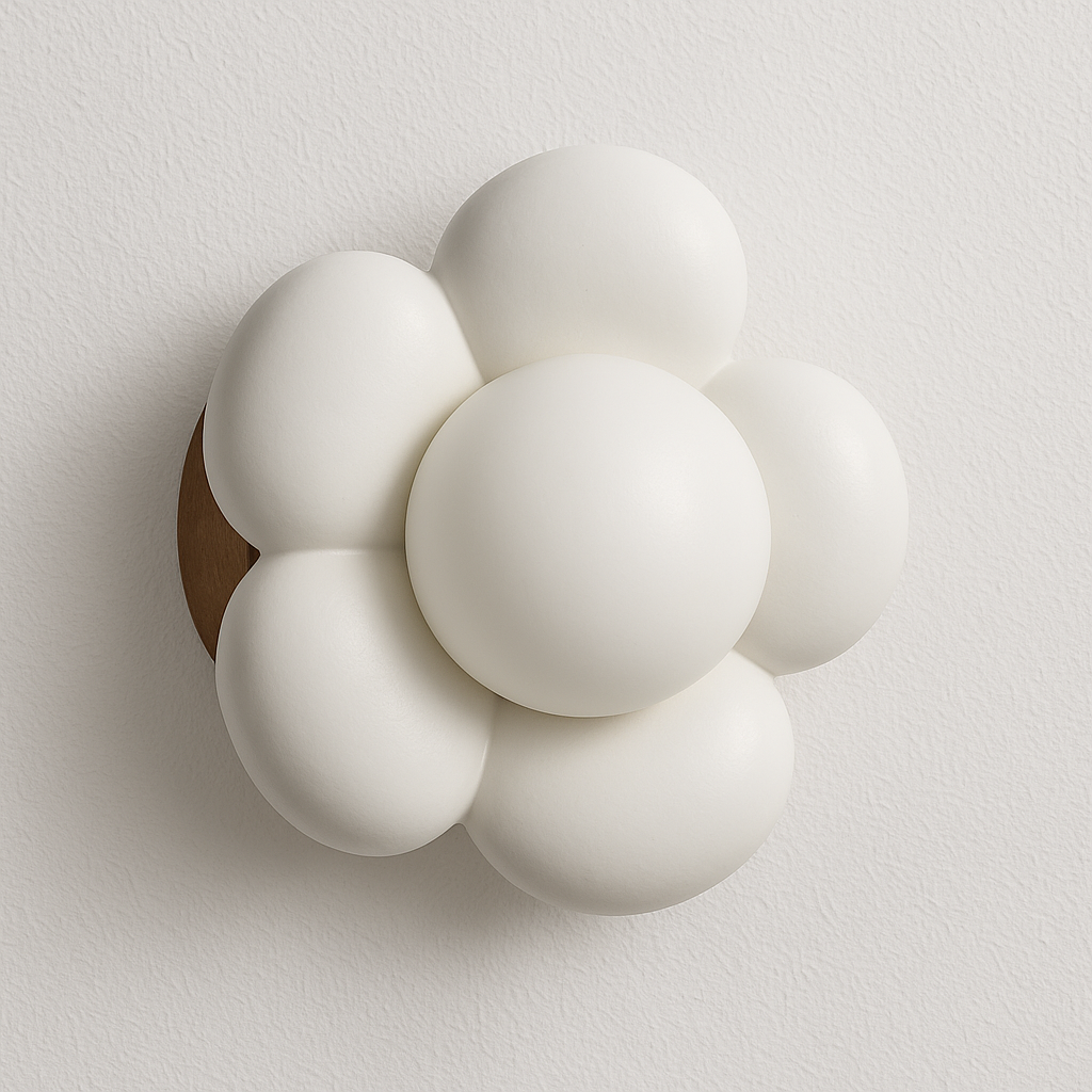 Luminária Arandela Moderna Minimalista Resina Flore