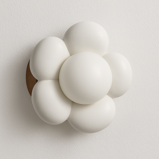 Luminária Arandela Moderna Minimalista Resina Flore