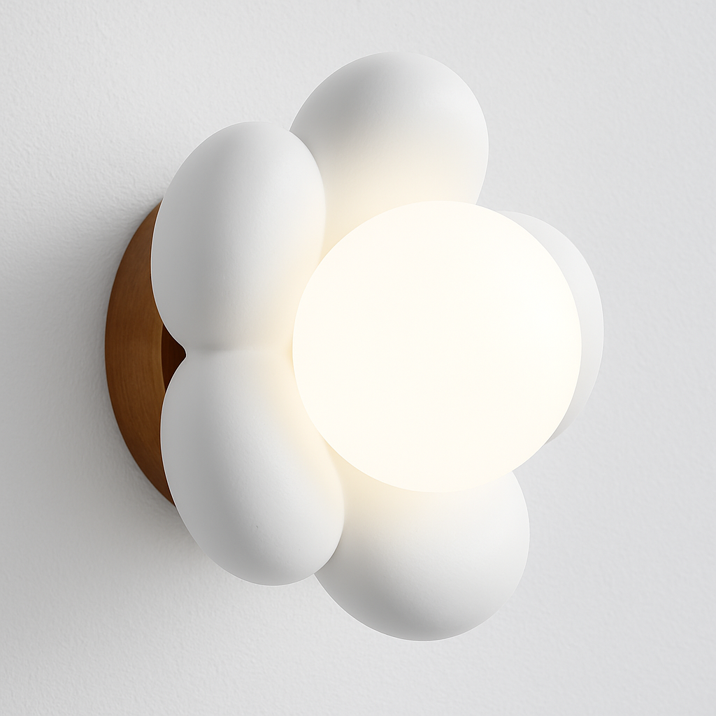 Luminária Arandela Moderna Minimalista Resina Flore