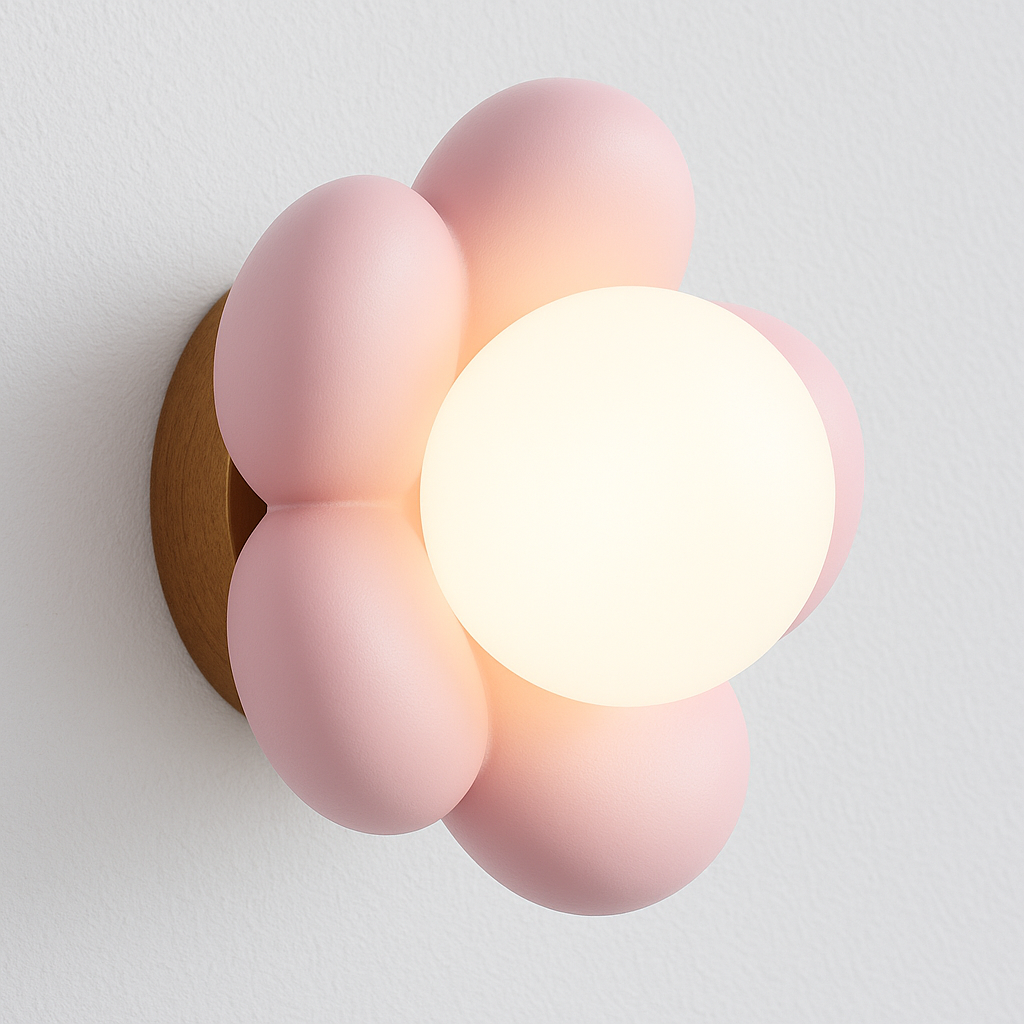 Luminária Arandela Moderna Minimalista Resina Flore
