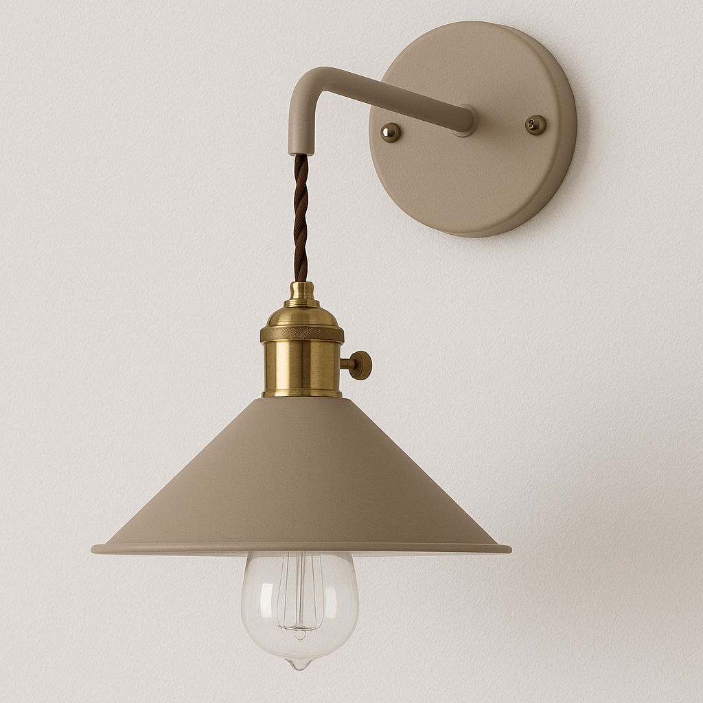 Luminária Arandela Moderna Minimalista Metal Chic