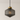 Luminária Pendente Moderna Minimalista Metal Vidro Canelado Avlon