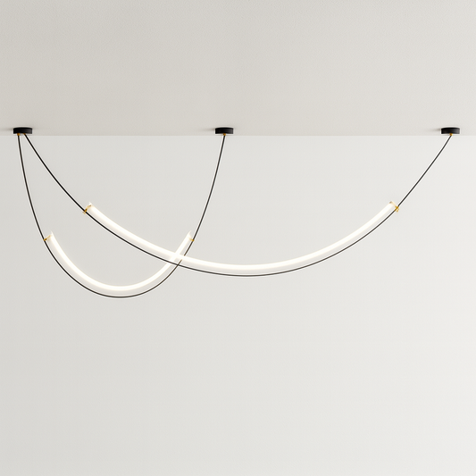Luminária Pendente Moderna Minimalista LED Metal Bohno