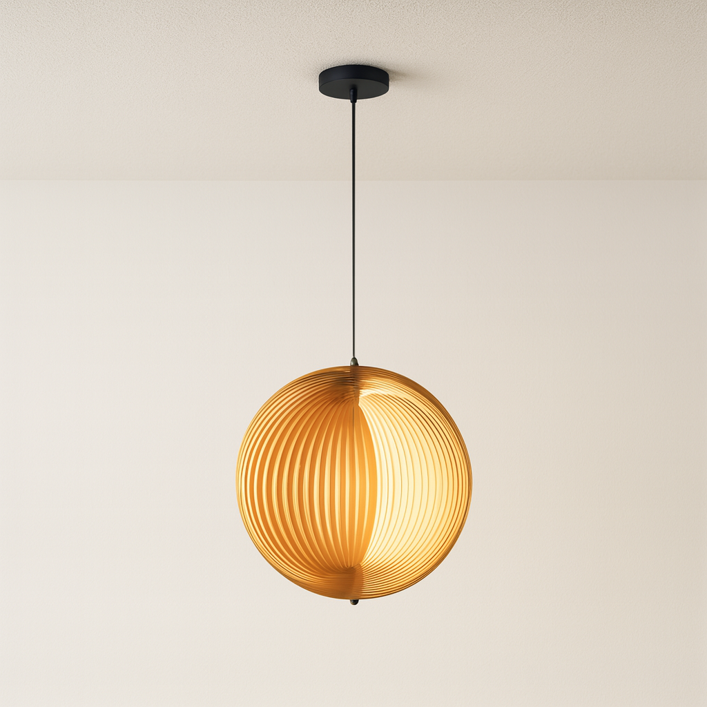 Luminária Pendente Moderna Minimalista Madeira Lium