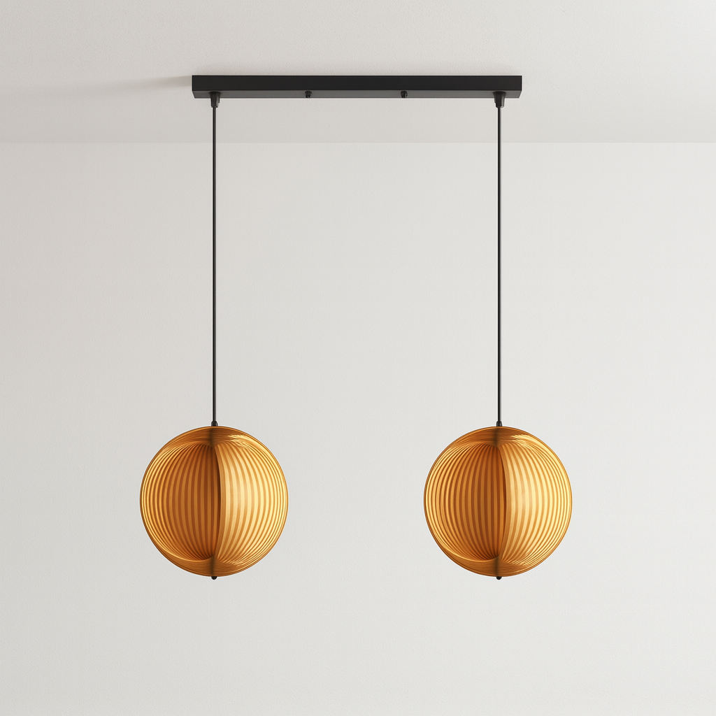 Luminária Pendente Moderna Minimalista Madeira Lium