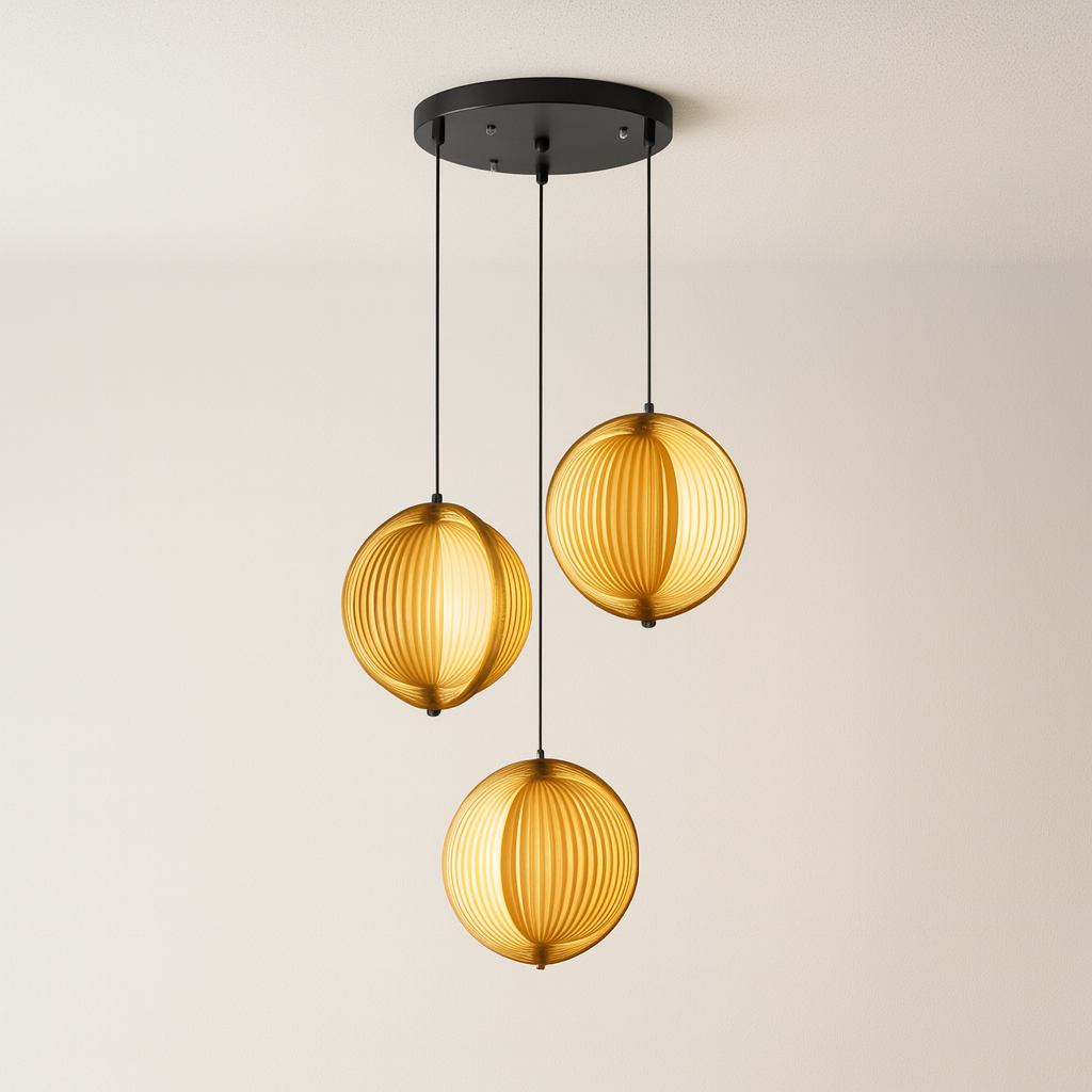 Luminária Pendente Moderna Minimalista Madeira Lium