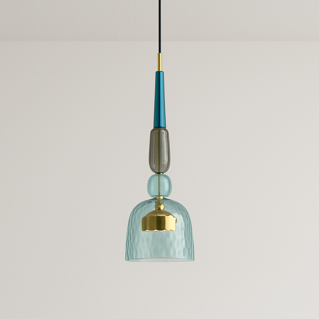 Luminária Pendente Moderna Minimalista LED Vidro Lumière
