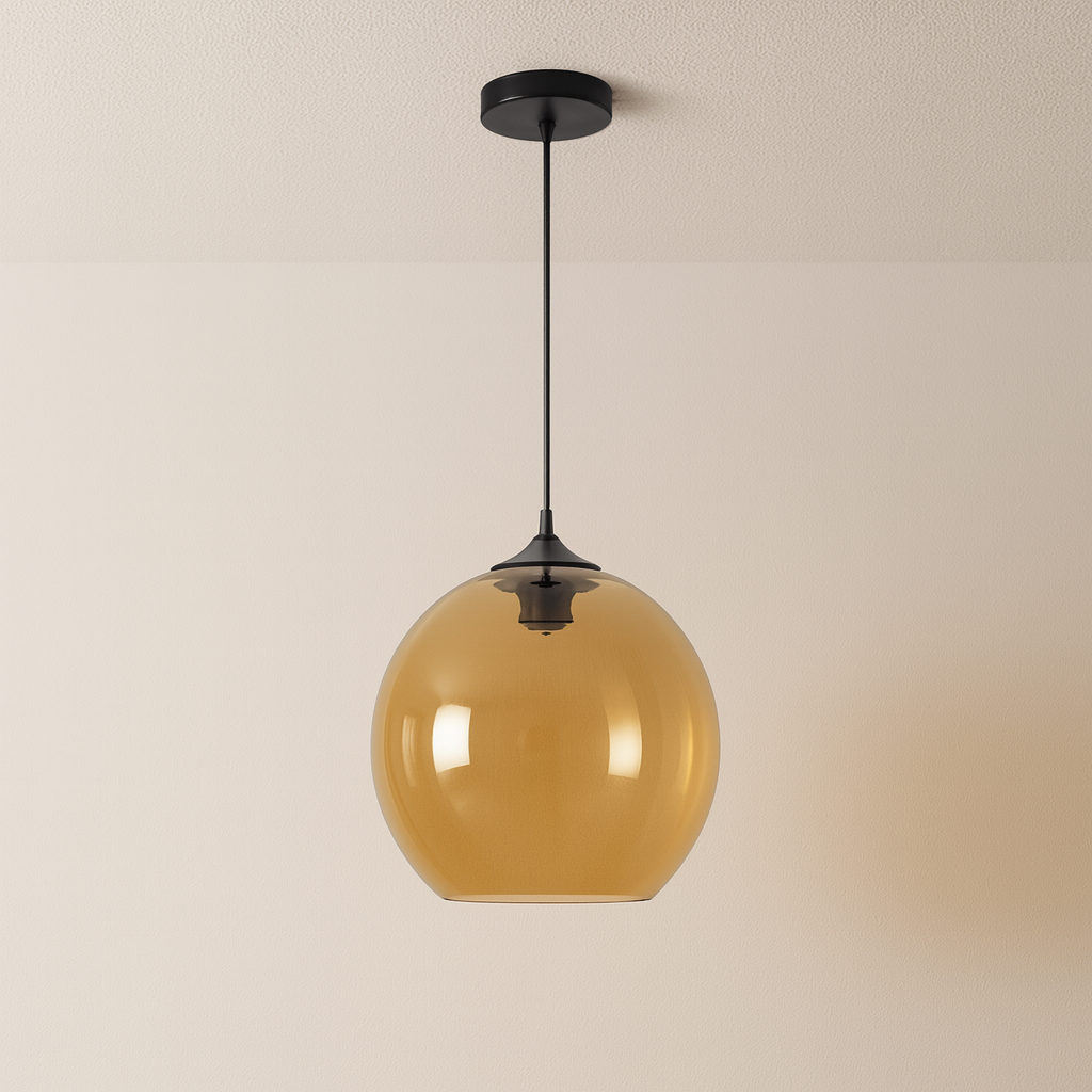 Luminária Pendente Moderna Minimalista Vidro Zaera Lumi