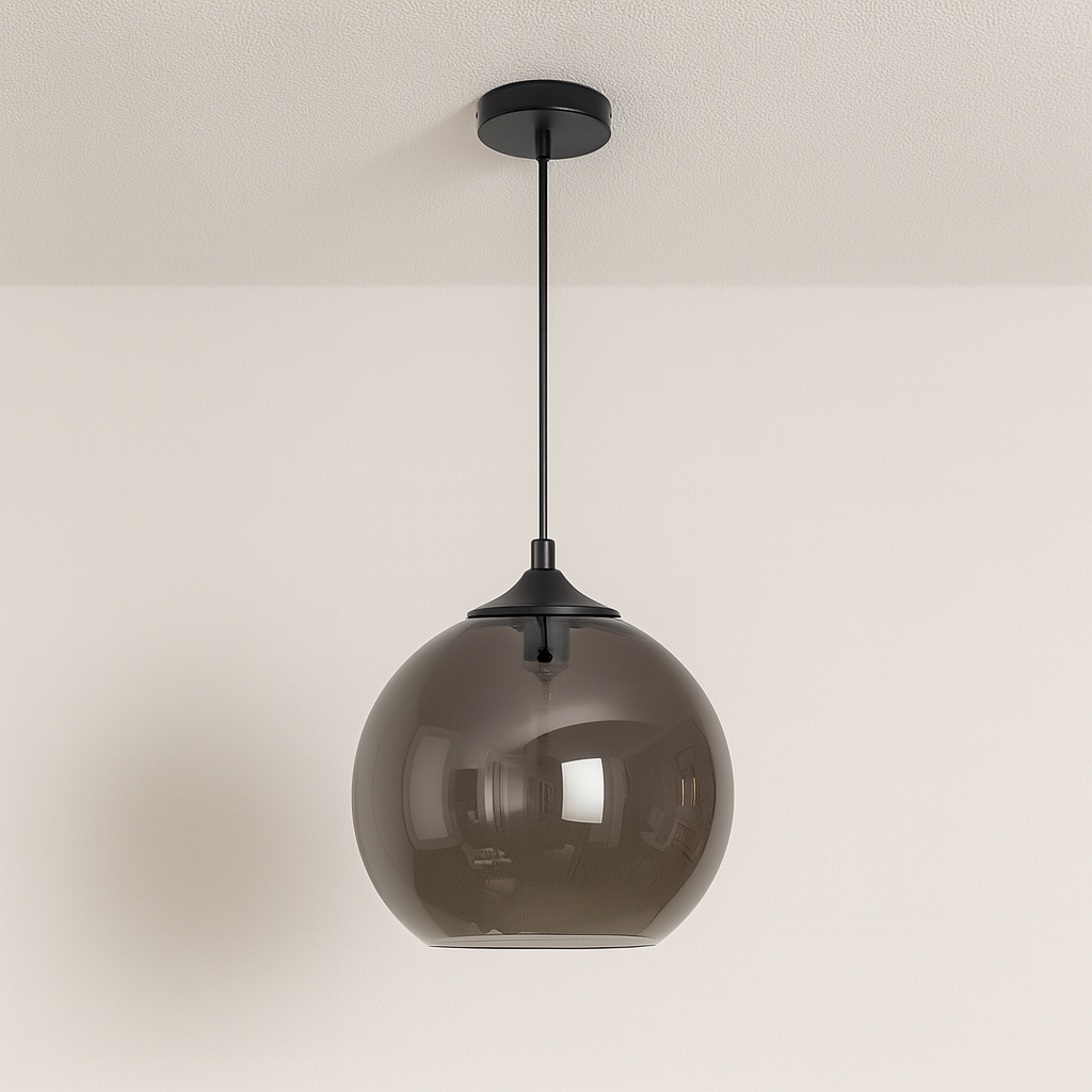 Luminária Pendente Moderna Minimalista Vidro Zaera Lumi