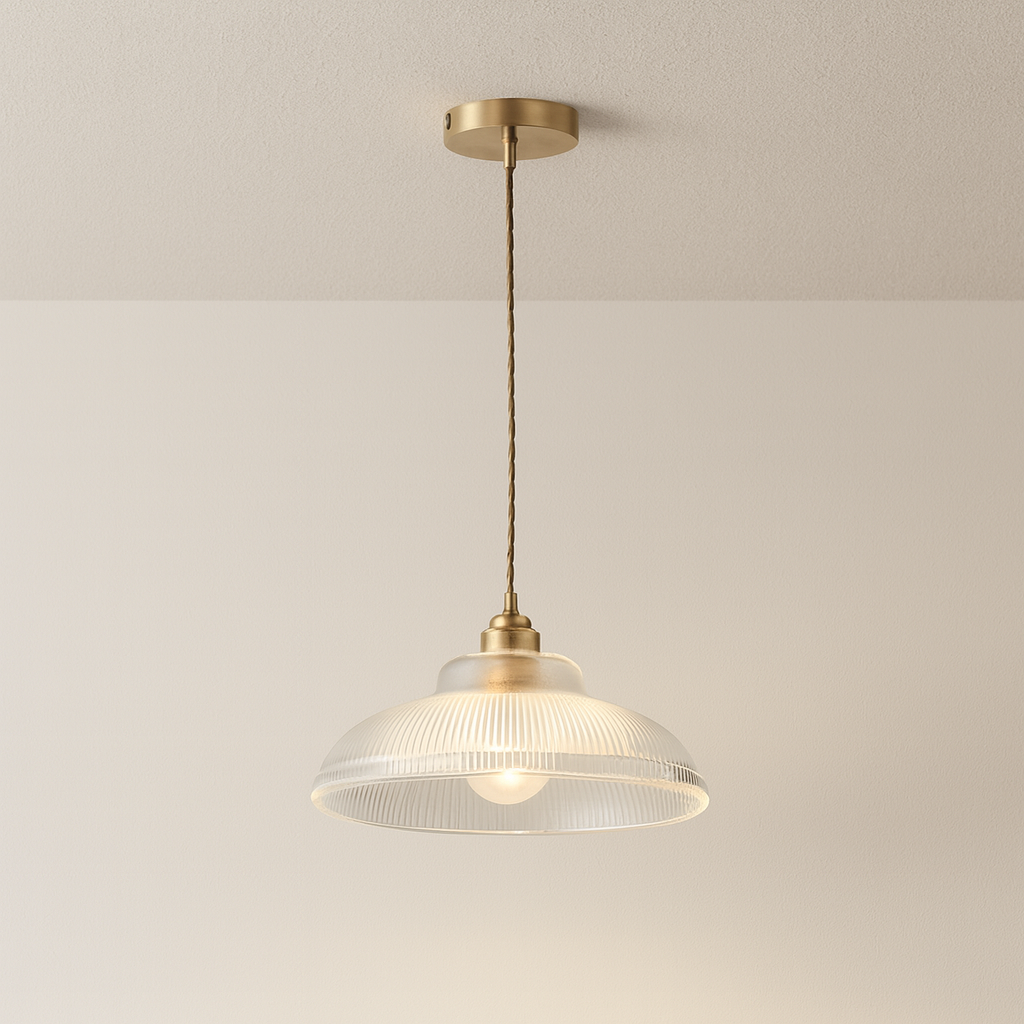 Luminária Pendente Moderna Minimalista Vidro Ieva