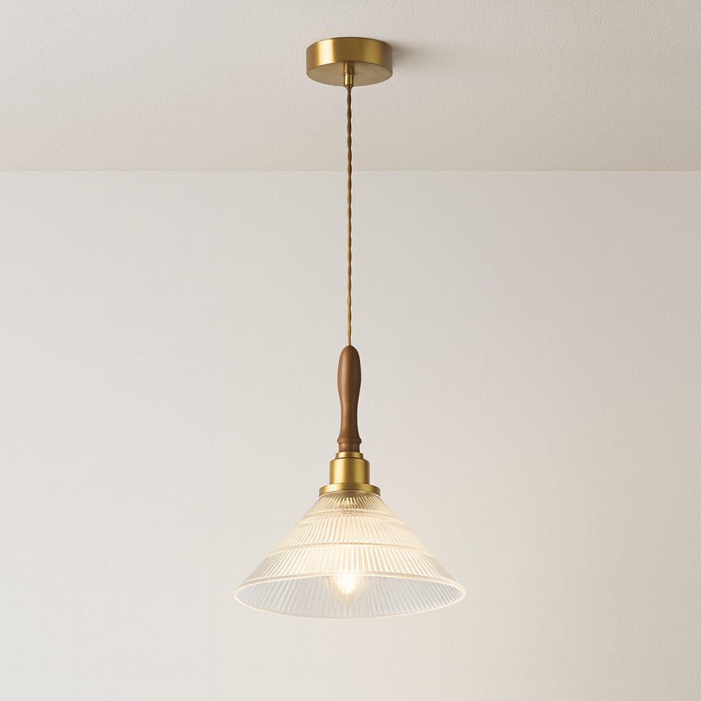 Luminária Pendente Moderna Minimalista Vidro Ieva