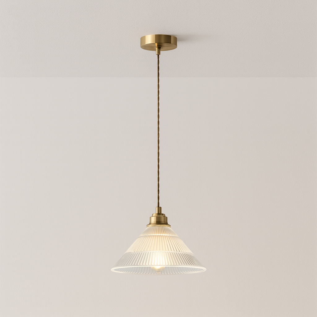 Luminária Pendente Moderna Minimalista Vidro Ieva