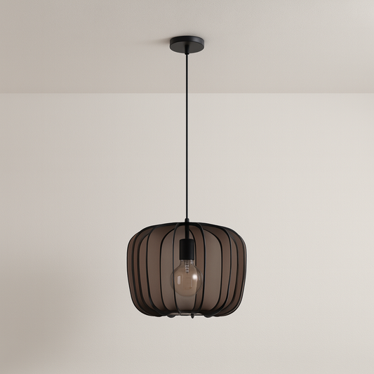 Luminária Pendente Moderna Minimalista Tecido Morgaro