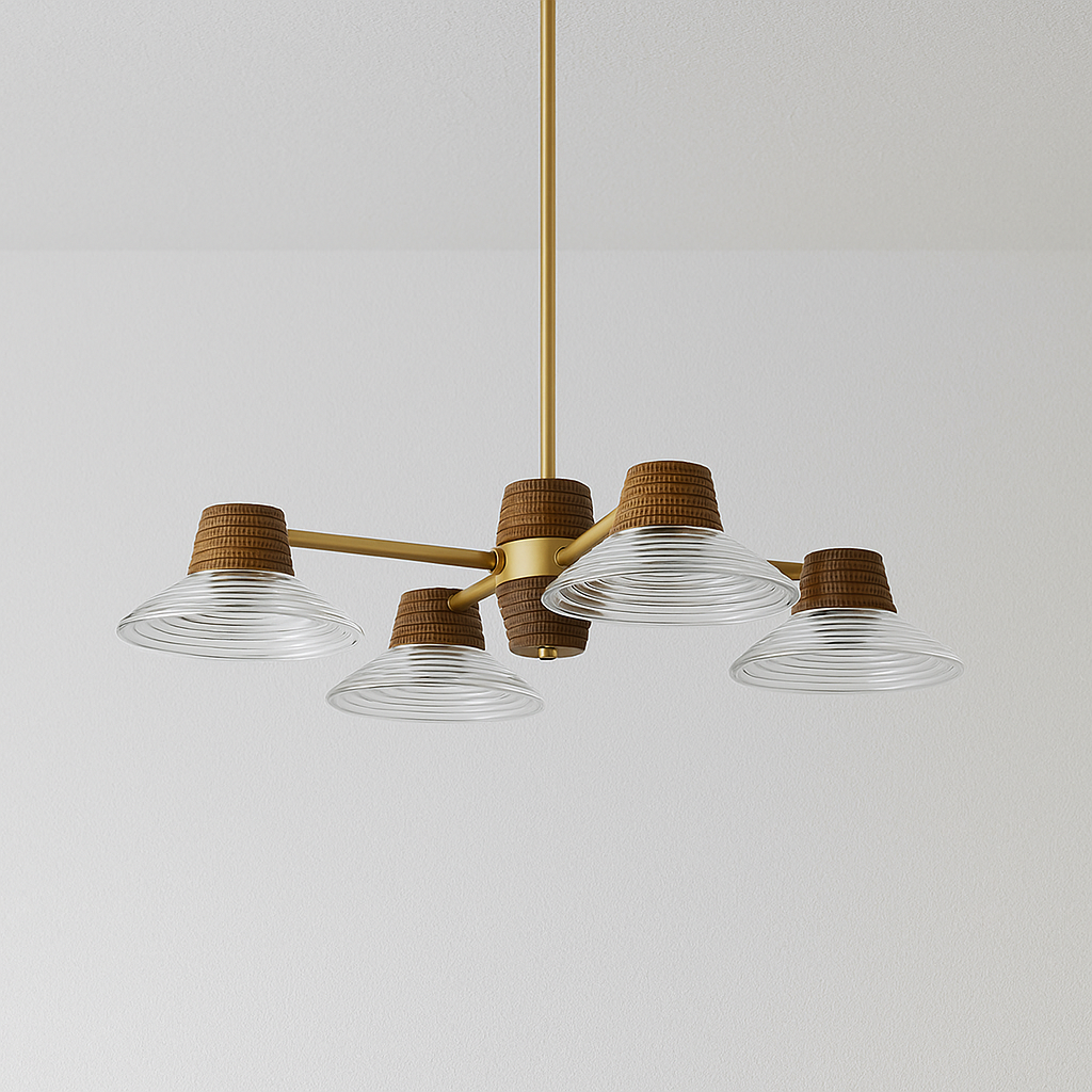 Luminária Pendente Moderna Minimalista LED Vidro Metal Boulevir