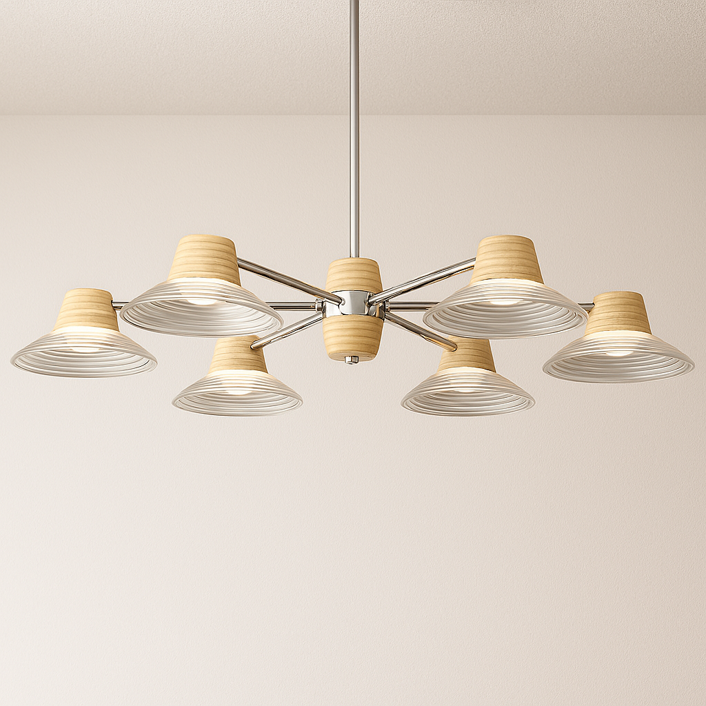 Luminária Pendente Moderna Minimalista LED Vidro Metal Boulevir