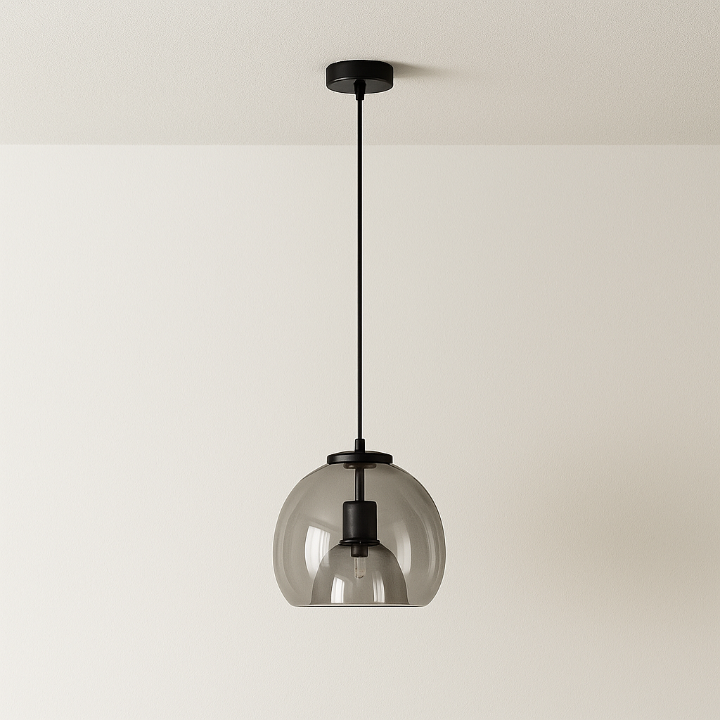 Luminária Pendente Moderna Minimalista Vidro Chianca