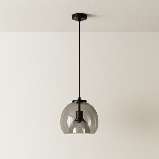 Luminária Pendente Moderna Minimalista Vidro Chianca