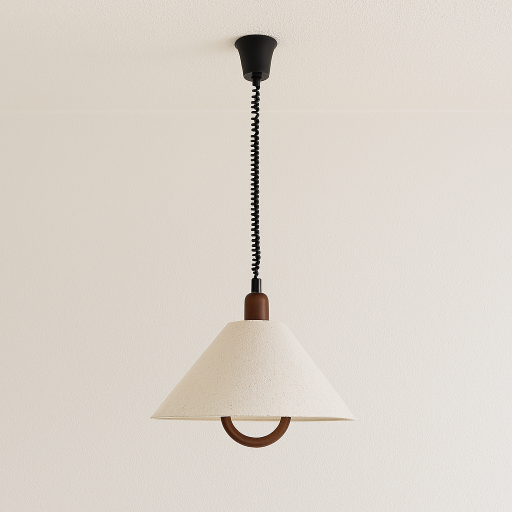 Luminária Pendente Moderna Minimalista Tecido Maore