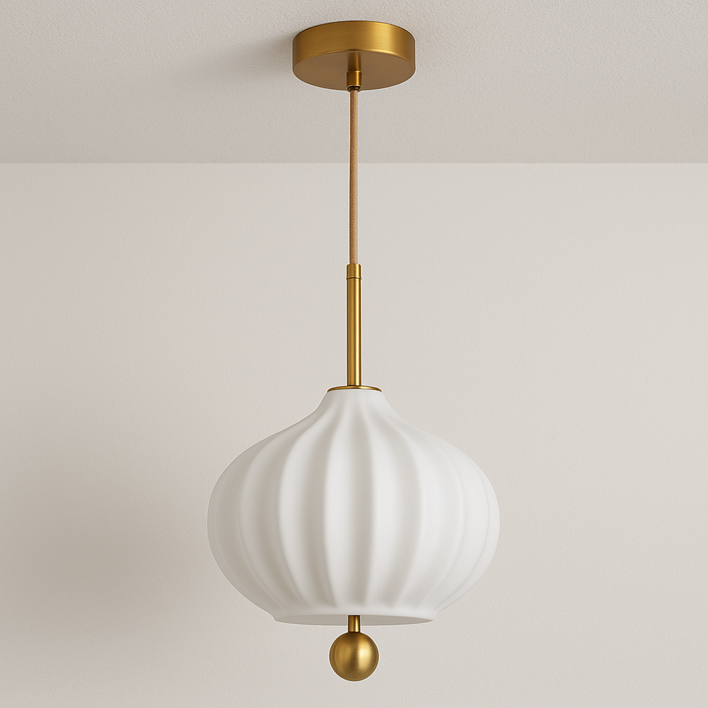 Luminária Pendente Moderna Minimalista Vidro Cartere