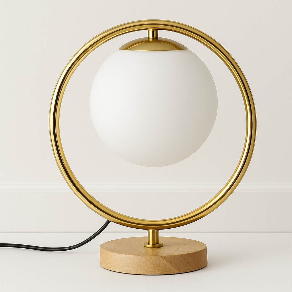 Luminária de Mesa Abajur Moderna Minimalista Moonlight