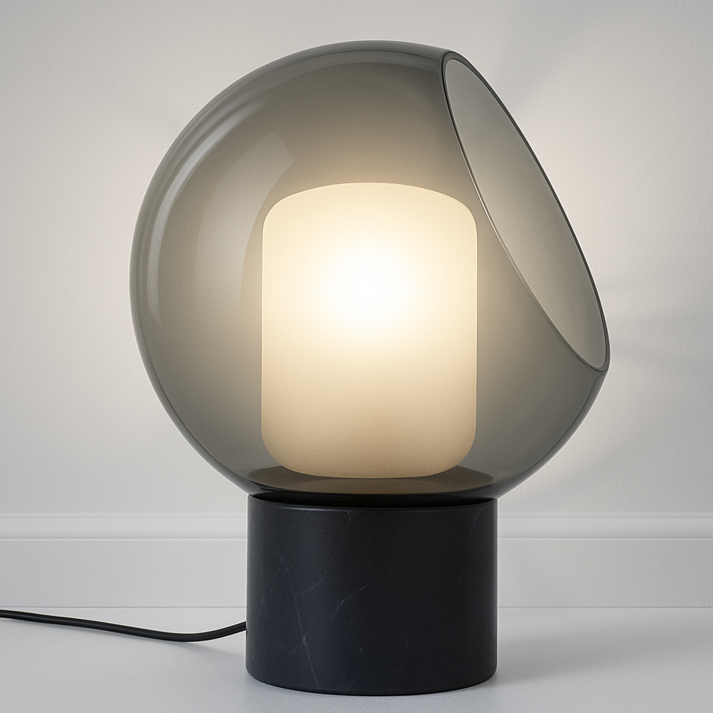 Luminária de Mesa Abajur Moderna Minimalista Bouche