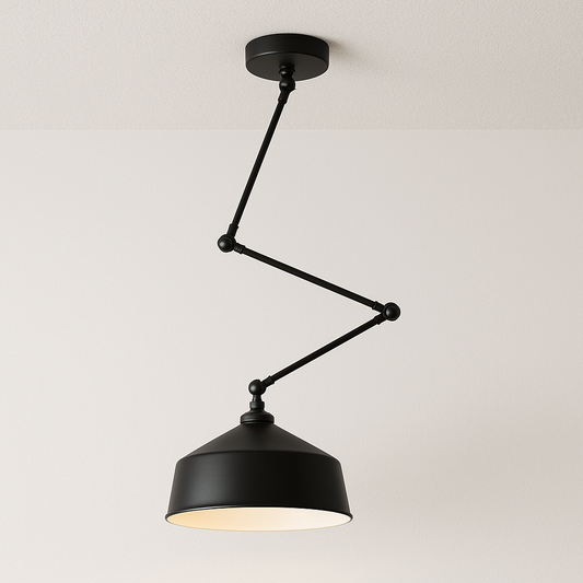 Luminária Pendente Moderna Industrial Articulada Doopa