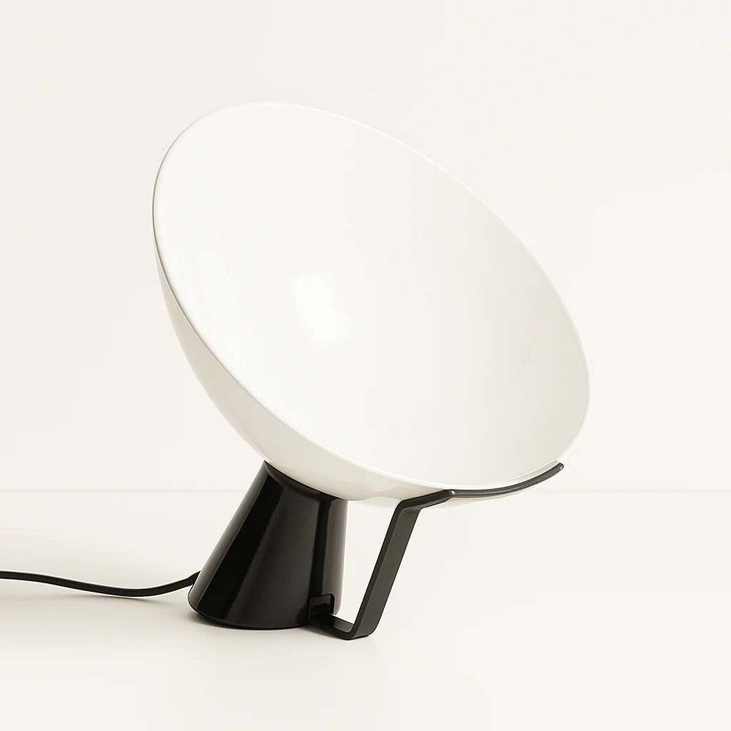 Luminária de Mesa Moderna Minimalista Metal Vidro Radar