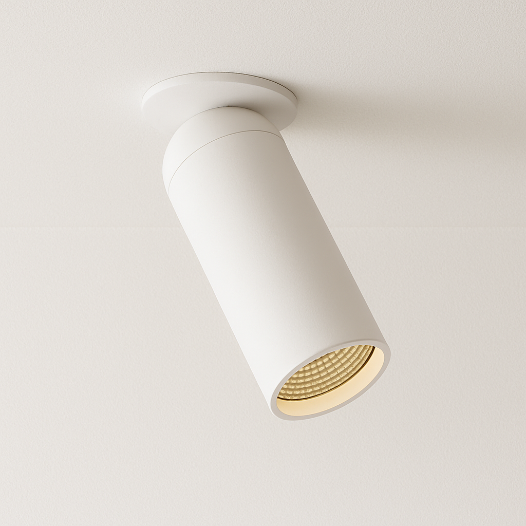 Luminária Plafon Spot Moderna Minimalista Articulada LED Metal Tisma