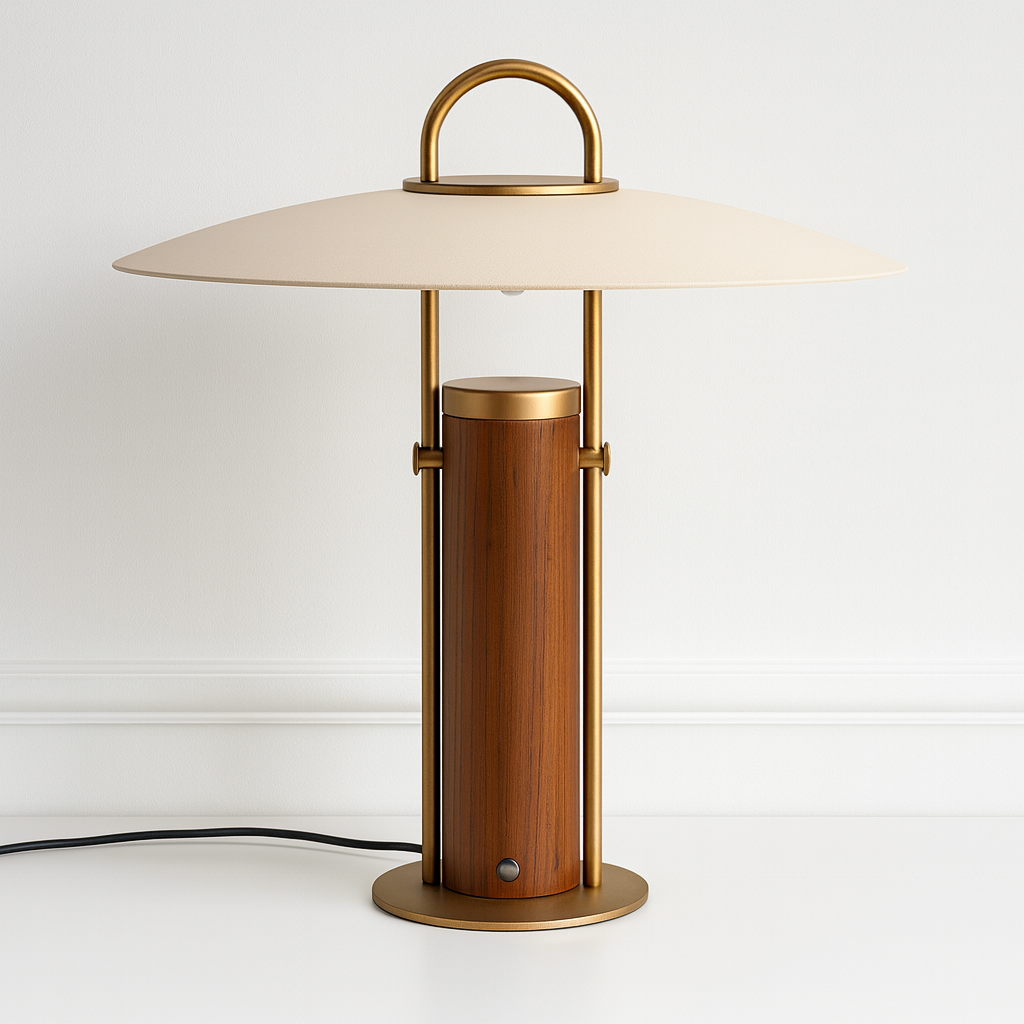 Luminária Abajur Moderna Minimalista Touch Metal Vidro Mataga