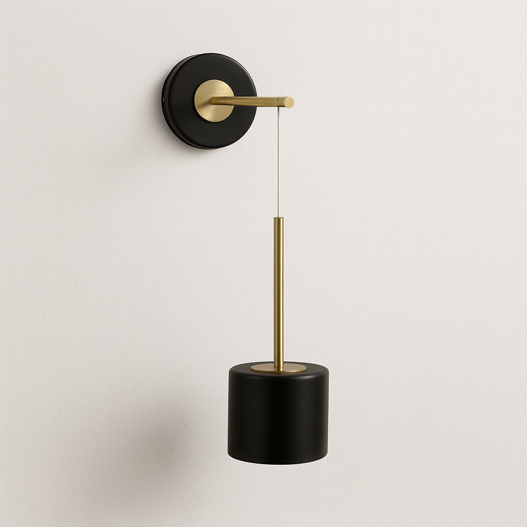 Luminária Arandela Moderna Minimalista LED Metal Isidro