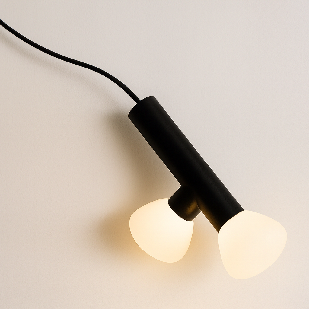 Luminária Pendente Moderna Minimalista Metal LED Trix