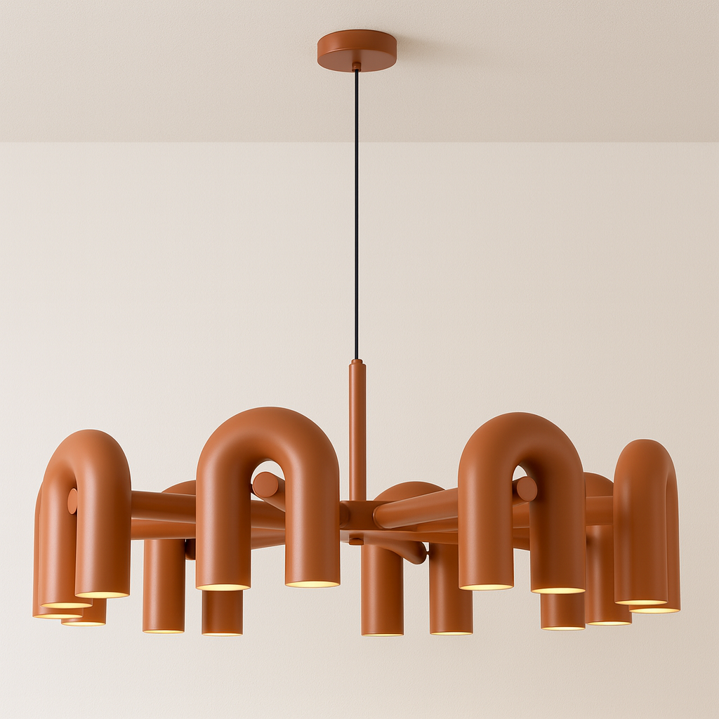 Luminária Pendente Moderna Minimalista Direcionável Articulado Redondo Metal LED Circus